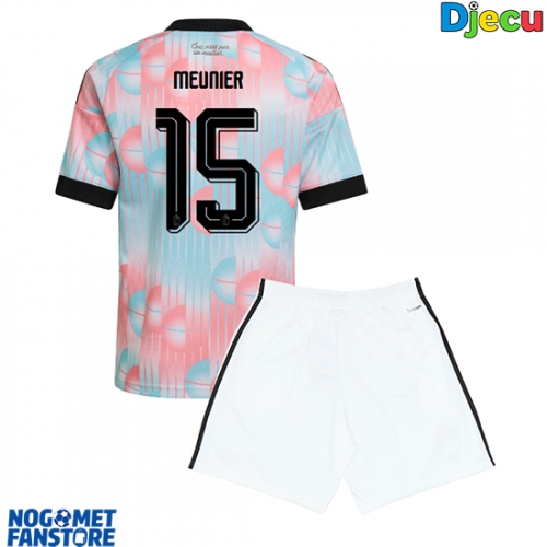 Belgija Thomas Meunier #15 Gostujuci Dres za djecu SP 2026 Kratak Rukav (+ Kratke hlače)